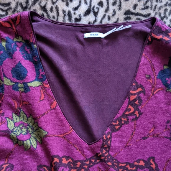 Floral vneck dress - Picture 3 of 5